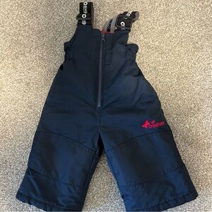 OshKosh B'gosh Navy Blue Kids Snow Winter Pants Overalls‎ Size 12M